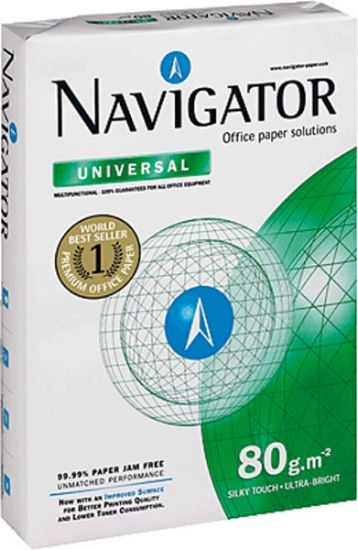 Immagine di CARTA A4 21x29 80g 500fg 5pz NAVIGATOR PER FOTOCOPIE