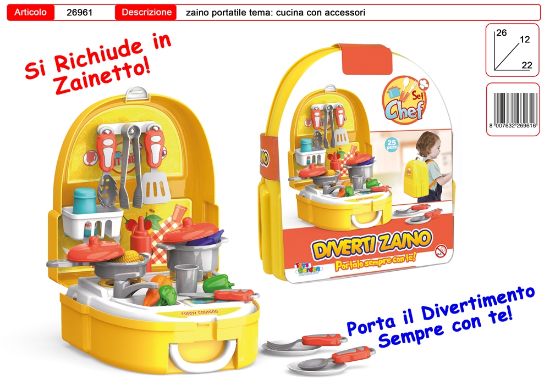 Immagine di GIOCHI DIVERTI-ZAINO CUCINA