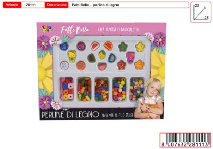 Picture of GIOCHI SET PERLINE IN LEGNO