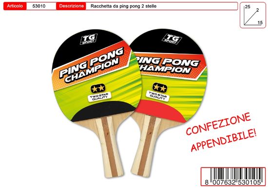 Picture of GIOCHI RACCHETTA PINGPONG 2 STELLE