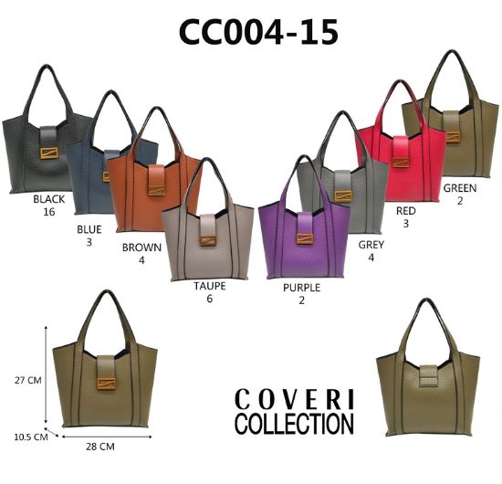 Picture of BORSA COVERI 1pz BROWN W24