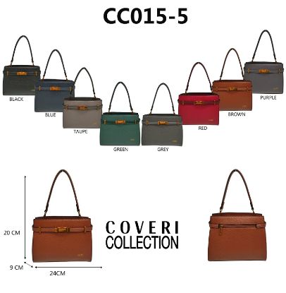 Picture of BORSA COVERI 1pz BROWN W24