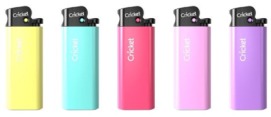 Immagine di ACCENDINO CRICKET MINI PIETRINA 50pz PASTEL