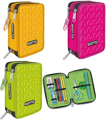 Picture of ASTUCCIO 3 ZIP GIOTTO 18+18 ASSORTITI FILA STILNOVO