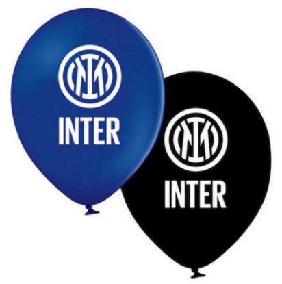 Immagine di PALLONCINI LATTICE 12pz 30cm INTER