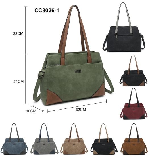 Immagine di BORSA COVERI 1pz NERO/TAUPE W24