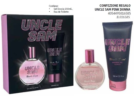 Picture of COFANETTO IL SOLE UNCLE SAM PINK DONNA (promo)