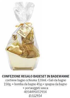 Picture of COFANETTO IL SOLE BADESET IN BADEWANNE (promo)