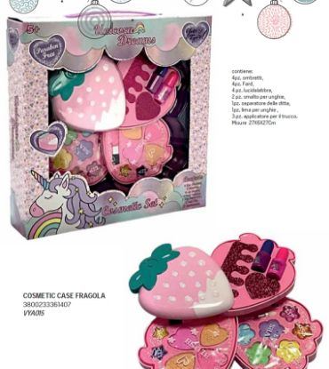 Picture of COFANETTO IL SOLE COSMETICS CASE FRAGOLA