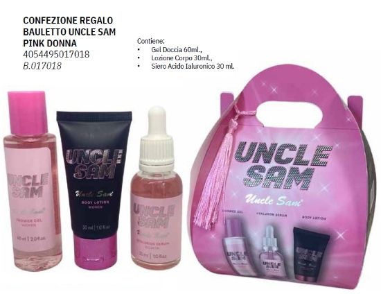 Picture of COFANETTO IL SOLE UNCLE SAM BAULETTO PINK DONNA (promo)