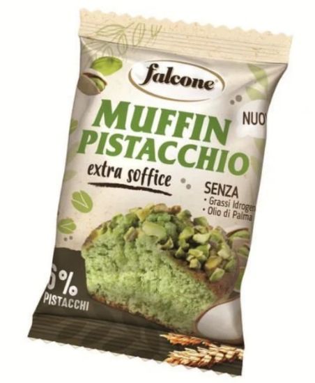 Immagine di TORTINA FALCONE MUFFIN 50gr 18pz - PISTACCHIO