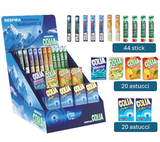 Immagine di PERFETTI GOLIA EXPO 84pz MIX ASSORTITI