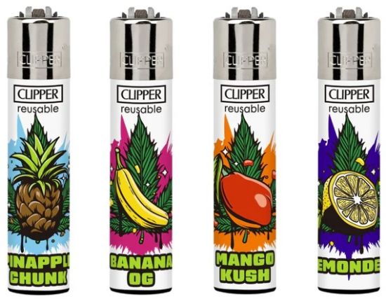 Immagine di ACCENDINO CLIPPER PIETRINA 48pz FRUITS STRAINS