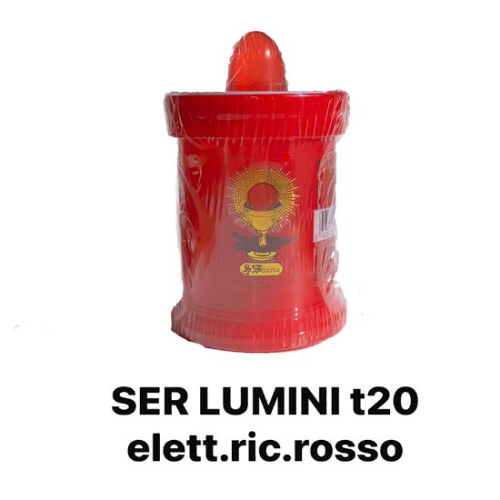 Immagine di LUMINI ELETT. T20/30 ROSSO 24pz (BATTERIE INCLUSE)