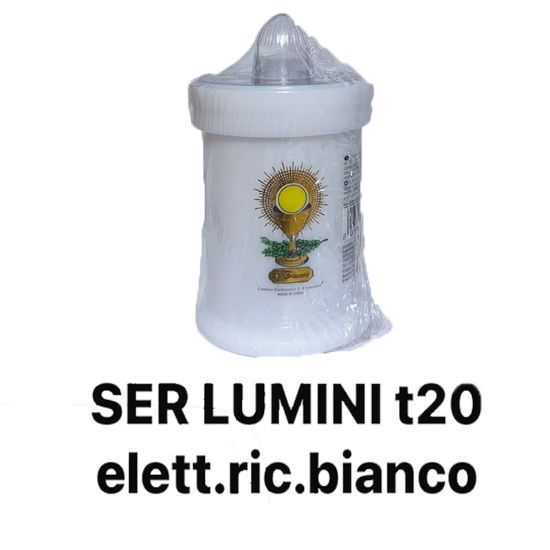 Immagine di LUMINI ELETT. T20/30 BIANCO 24pz (BATTERIE INCLUSE)