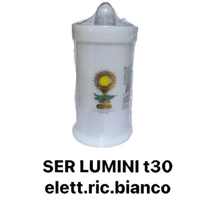 Immagine di LUMINI ELETT. T30/40 BIANCO 24pz (BATTERIE INCLUSE)