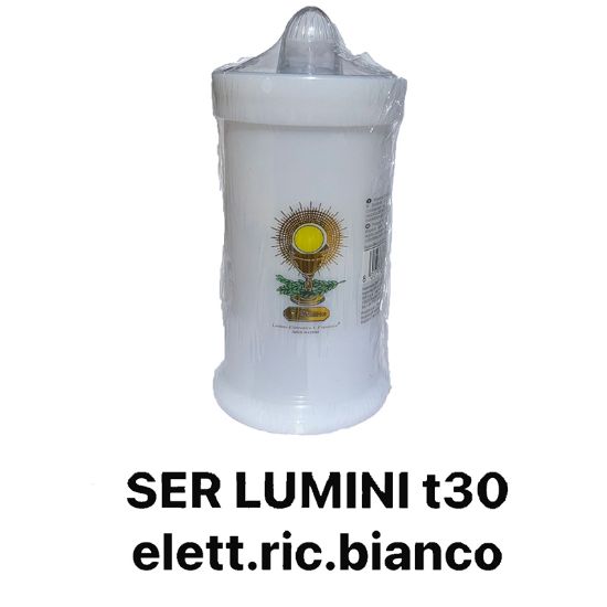 Immagine di LUMINI ELETT. T30/40 BIANCO 24pz (BATTERIE INCLUSE)