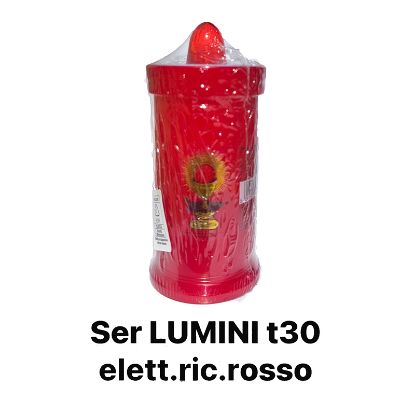 Picture of LUMINI ELETT. T30/40 ROSSO 24pz (BATTERIE INCLUSE)