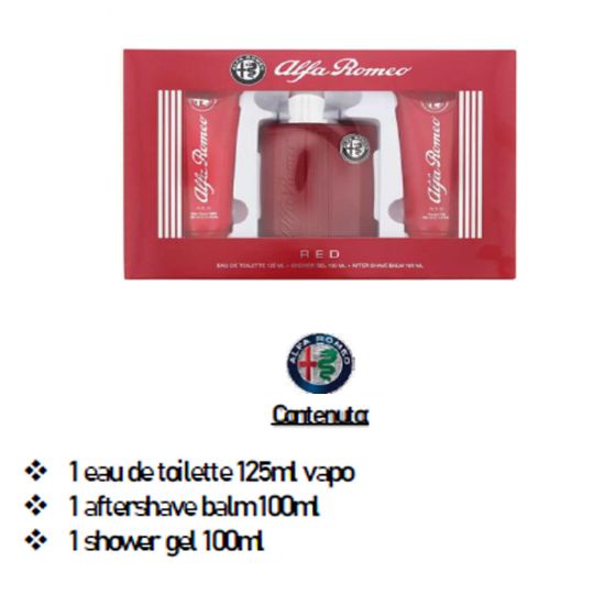 Picture of COFANETTO ALFA ROMEO RED COF et 125+balm-shower 100/AR32438