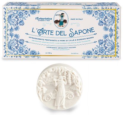 Picture of COFANETTO ERB   COF SAPONI SCOLPITI 2x100g LILLÀ&MUSCHIO C6