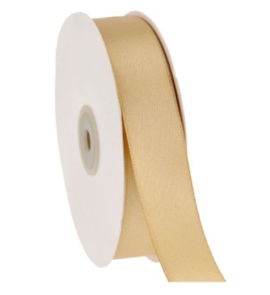 Immagine di NASTRI 25mm DOPPIO RASO 50mt BEIGE