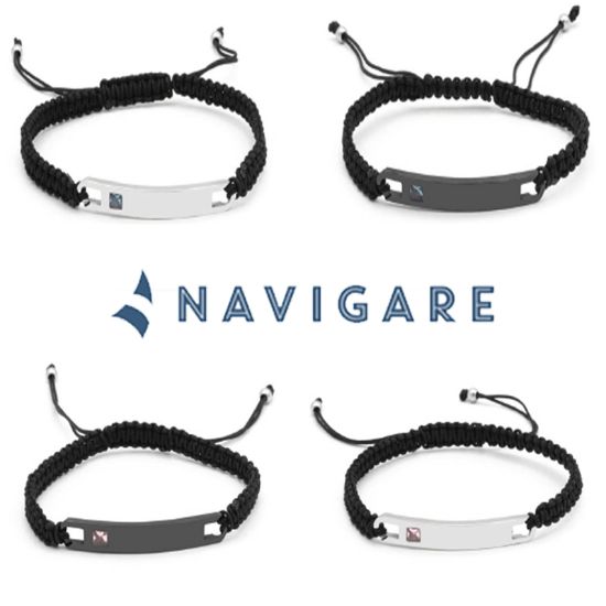 Immagine di BRACCIALE UOMO NAVIGARE 4pz ASSORTITI + SCATOLA REGALO