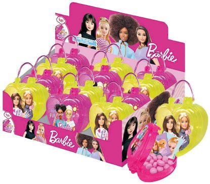 Immagine di CARAMELLE TOYS BORSA CUORE BARBIE 12pz 28gr CASA DEL DOLCE