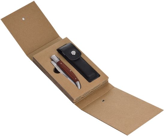 Immagine di LAGUIOLE COLTELLI FOLDABLE KNIFE ROSEWOOD POUCH 1pz