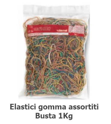 Immagine di ELASTICI 1000gr 1pz BUSTA ASSORTITI