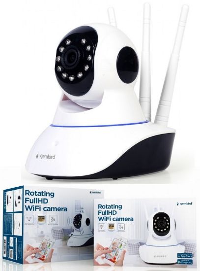 Immagine di CAMERA WIFI ROTANTE FULL HD 1pz - TECHMADE