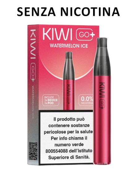 Picture of KIWI GO PLUS STARTER KIT + POD 1pz WATERMELON ICE 2ml 0mg/ml - PL0014364 SENZA NICOTINA