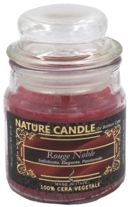 Immagine di CANDELA 90gr VEGETALE IN GIARA VETRO ROUGE NOBLE