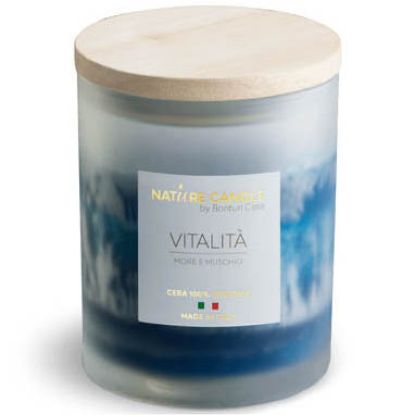 Immagine di CANDELA 200gr VEGETALE VETRO VITALITA' AMATI