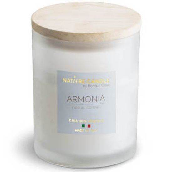 Immagine di CANDELA 200gr VEGETALE VETRO ARMONIA AMATI