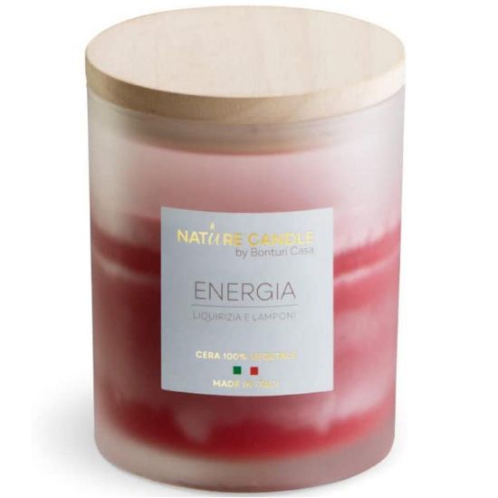 Immagine di CANDELA 200gr VEGETALE VETRO ENERGIA AMATI