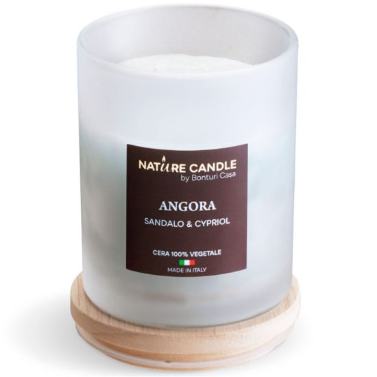 Immagine di CANDELA 200gr VEGETALE VETRO ANGORA ATELIER