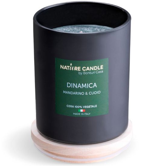 Immagine di CANDELA 200gr VEGETALE VETRO DINAMICA ESSENZA