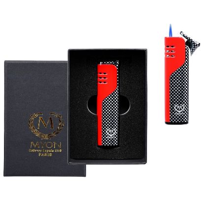 Immagine di ACCENDINO REGALO MYON JET 1pz CARBON RED