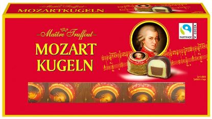 Picture of CIOCCOLATINI SCATOLA REGALO 200gr PALLINE DI MOZART