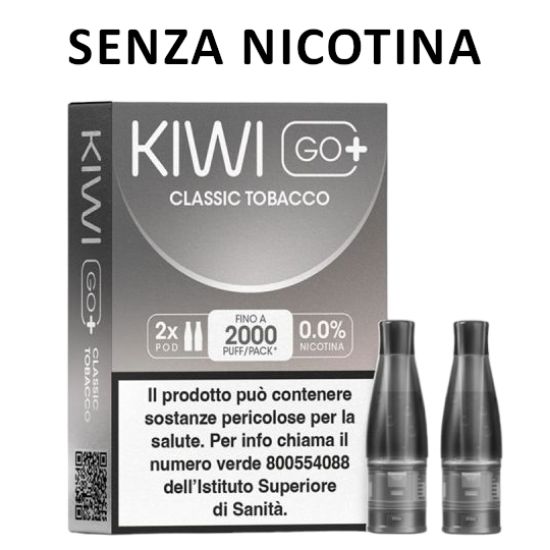 Picture of KIWI GO PLUS POD 1x2pz CLASSIC TOBACCO 2ml 0mg/ml - PL0014375 SENZA NICOTINA