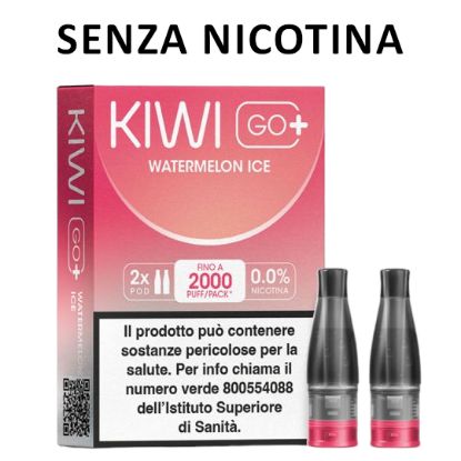 Picture of KIWI GO PLUS POD 1x2pz WATERMELON ICE 2ml 0mg/ml - PL0014378 SENZA NICOTINA