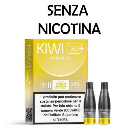 Picture of KIWI GO PLUS POD 1x2pz BANANA ICE 2ml 0mg/ml - PL0014379 SENZA NICOTINA