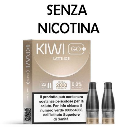 Picture of KIWI GO PLUS POD 1x2pz LATTE ICE 2ml 0mg/ml - PL0014383 SENZA NICOTINA