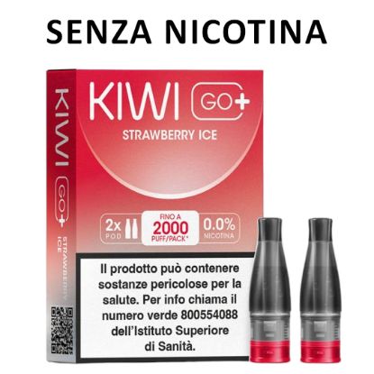 Immagine di KIWI GO PLUS POD 1x2pz STRAWBERRY ICE 2ml 0mg/ml - PL0014385 SENZA NICOTINA