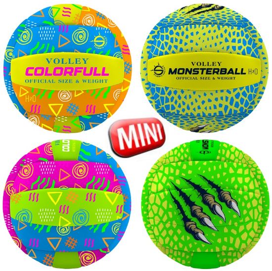 Immagine di PALLONE MINI VOLLEY PVC 1pz SGONFIO COLORI ASS.