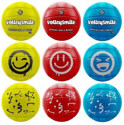 Picture of PALLONE VOLLEY PVC 1pz SGONFIO COLORI ASS.