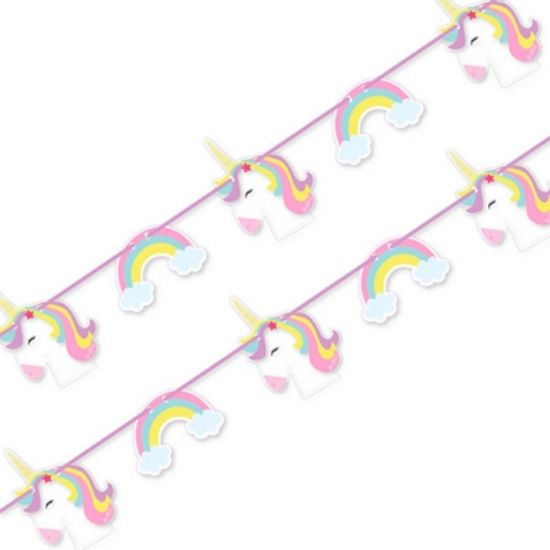 Picture of FESTONE UNICORNO ARCOBALENO 3,60mt