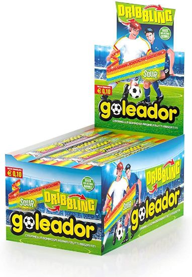 Immagine di PERFETTI GOLEADOR DRIBBLING RAINBOW 144pz