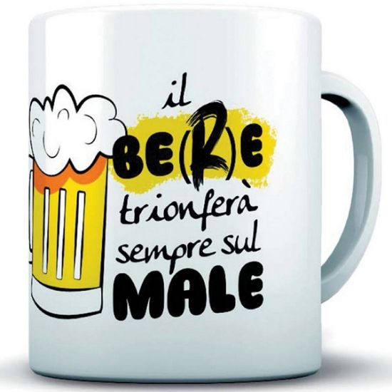 Immagine di TAZZA MUG IL BERE TRIONFERA SUL MALE