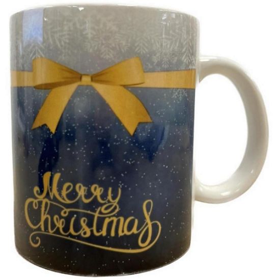 Picture of TAZZA MUG XMAS MERRY XMAS FIOCCO ORO